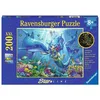 Image de Ravensburger 13678 Puzzle Paradis sous-marin lumineux 100/200 pièces XXL 13678