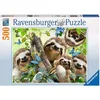 Image de 500 pièces Ravensburger Puzzle Faultier Selfie 14790