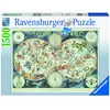 Image de Puzzle Ravensburger - MappeMonde Animaux (1500 pièces)