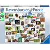 Image de Ravensburger 16711 Ravensburger Funny Animals Collage Puzzle 1500 Teile