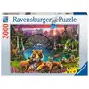 Image de Puzzle 3000 pièces - Tigres majestueux au bord du lagon - Neuf