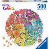 Image de Ravensburger Circle of Colors Puzzels - Flowers, 500st.