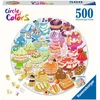 Image de Ravensburger Legpuzzel Rond Circle of Colors Desserts Pastries, 500st.