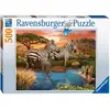Image de Zèbres au point d'eau Ravensburger 17376
