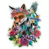 Image de Puzzle en Bois Renard Coloré - 150 Pièces avec Figurines Uniques - Neuf