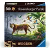 Image de Ravensburger Puzzle en bois Tigre dans la jungle, 500pcs.