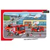 Image de Puzzle éducatif 15 pièces Les pompiers en action pour enfants - Neuf