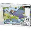 Image de Nathan Puzzle Dragons - 45 pièces puzzle en carton pour enfants