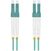 Image de Helos 115718 Câble patch fibre optique 50/125µm OM3 LC duplex aqua
