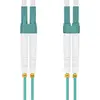 Image de Helos 115719 Câble patch fibre optique 50/125µm OM3 LC duplex aqua 3m