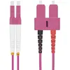 Image de Helos 115755 Câble patch fibre optique 50/125µm OM4 LC/SC Duplex violet érica