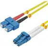 Image de Helos 115807 Câble patch FO 9/125µm OS2 LC/SC Duplex jaune