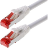 Image de Helos - Patchkabel - RJ-45 (M) - RJ-45 (M) - 20 m - SFTP-Kabel - CAT 6 - weiss