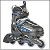 Image de Patin à roulettes pour enfants Leon taille 37-40 (noir/bleu)