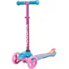 Image de HUDORA Scooter Flitzkids 2.0 - rose - mini-trottinette réglable en hauteur & transportable pour jusqu'à 50kg