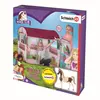 Image de John Tent Horse stable house 100 x 70 x 80 cm set avec figurine de cheval