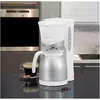 Image de CLATRONIC Machine à café thermos 1,0 litre 870 watts KA 3327 blanc