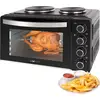 Image de CLATRONIC 263984 CLATRONIC Petite cuisine KK 3786, avec 2 plaques de cuisson, noir