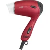 Image de Clatronic Sèche-cheveux pliable | 1200W Sèche-cheveux de voyage | 2 vitesses | diffuseur et sac inclus | 110/230V | Petit sèche-cheveux | HTD 3429 rouge