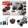 Image de Dickie Toys RC G-Wolf Raceauto + Licht Zilver/Zwart