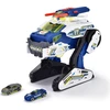 Image de Dickie Toys - Véhicule de police Police Bot (35 cm) - Voiture de police futuriste (grande) avec fonction de transformation & autres caractéristiques, jouet avec son & lumière pour enfants à partir de 3 ans