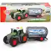 Image de DICKIE Tracteur agricole Fendt avec remorque à lait 26cm