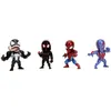 Image de Jada - Figurine Marvel - Set 4 pieces Spiderman - Métal - 6cm - Des 8ans - Neuf