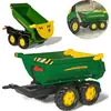 Image de Rolly Toys rollyHalfpipe John Deere Remorque à benne basculante