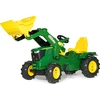 Image de rolly toys Farmtrac John Deere 6210R Tracteur à pédales avec chargeur Trac, dimensions : 142x53x81 cm ; 61 110 2