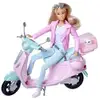 Image de Poupée mannequin SMOBY Steffi Love 29 cm avec scooter 27 cm, chien et accessoires Pastel - Neuf