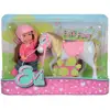 Image de Poupée Smoby Evi Love SMY105737464 12 cm articulée avec poney Tenue d'équitation Assortiment de couleurs - Neuf