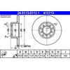 Image de Lot De 2 Disques De Frein Ate 24.0113-0113.1 Mercedes-benz 115 420 02 72