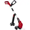Image de Einhell Coupe-bordures électrique GE-ET 5027, puissance 500 watts, largeur de coupe double fil 27 cm, guidon télescopique en continu, soulagement de la traction du câble, 3402090
