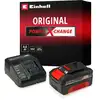 Image de Starter Kit 4,0 Ah Power X-change (lithium-ion, 18v, 1 Chargeur + 1 Batterie 4,0 Ah, Pour Tous Les Appareils Power X-change) - Einhell