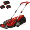 Image de Tondeuse à gazon sans fil   Rasarro   36 V (2×18 V)   Largeur de coupe 38 cm   2 batteries 4,0 Ah + chargeur rapide   Mulching   Jusqu’à 450 m²
