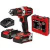 Image de Einhell - Perceuse Visseuse Sans Fil Te-cd 18/40-1 Li (2x1,5 Ah) Power X-change (li-ion, 18v, Couple 40 Nm, Mandrin 13mm) Livré Avec 2 Batteries 1,5 Ah Et Un Chargeur