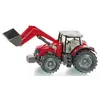 Image de Miniature Massey Ferguson + Chargeur Frontal - Siku Miniature agricole - Siku1985