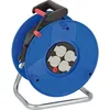 Image de Brennenstuhl - Dérouleur De Câble Garant 50 M H05vv-f 3 X 1,5 Mm² 290 Mm 4 Prises De Courant De Sécurité Plastique Spéciale Ip20