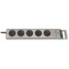 Image de Brennenstuhl 1153340115 Multiprise 5 Prises Argent 2.5 M