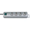 Image de Brennenstuhl Prolongateur Multiprise Primera-line 4 Prises Argent 1,5m H05vv-f 3g1,5 - 1153390124