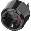 Image de Adaptateur de Voyage pour Prise Italie 10A Noir - Neuf