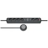 Image de Eco-line Comfort Switch Plus Csp 24 - Noir, Multiprise 6-fach Noir 1,5m H05vv-f3g1,5 Steckdosen: 2 Permanent, 4 Sch - Brennenstuhl