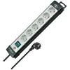 Image de Brennenstuhl Premium-line Rallonge 6 Prises 5 M Noir Gris