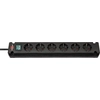Image de Brennenstuhl 1150650316 Bremounta 6x noir 3m +interrupteur