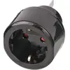 Image de Adaptateur de Voyage Europe vers Australie avec Fusible 10A Noir - Neuf