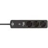 Image de Base Multiprise Intelligente Brennenstuhl Ecolor Avec 4 Prises, Compatible Wifi.