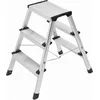 Image de Hailo-Werk Hailo L90 - escabeau - 3 marches - 2 sections - hauteur de travail : 2,4 m - aluminium (4443-701)