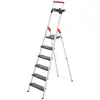 Image de Hailo - Escabeau De Sécurité Pliable En Aluminium 6 Marches Larges L100