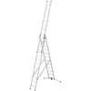 Image de Hailo - Echelle Transformable Pro 3 Plans 3x12 Échelons 8,3m/9m En Aluminium Profilot