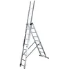 Image de Hailo - Echelle Transformable 3 Plans 3x9 Échelons 5,9m/6,7m En Aluminium Hobby